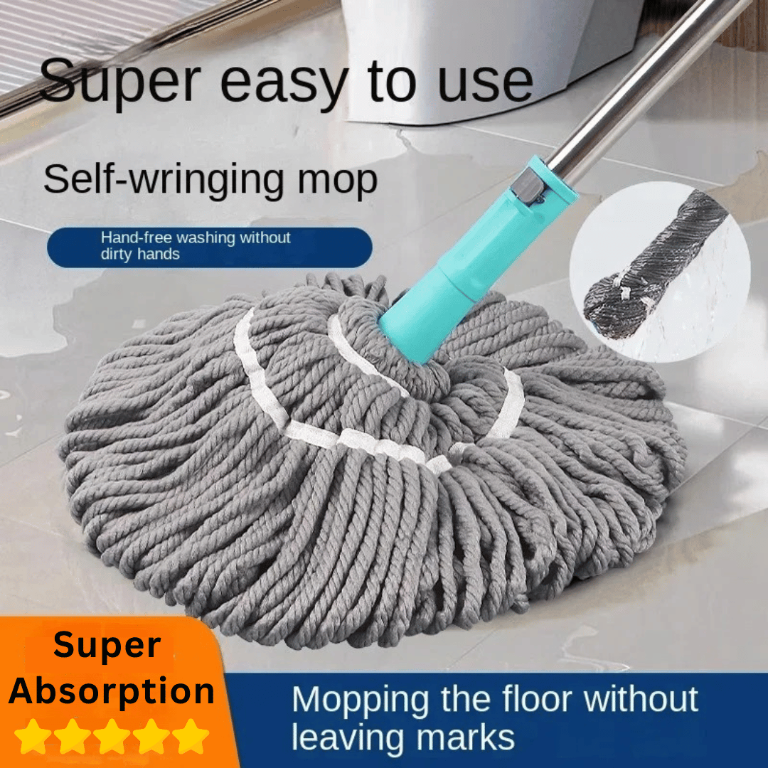 ๐๐๐ฌ๐ฒ๐๐ฅ๐๐๐งโข 2 in 1 360ยฐ Rotatable Self Cleaning Floor Mop
