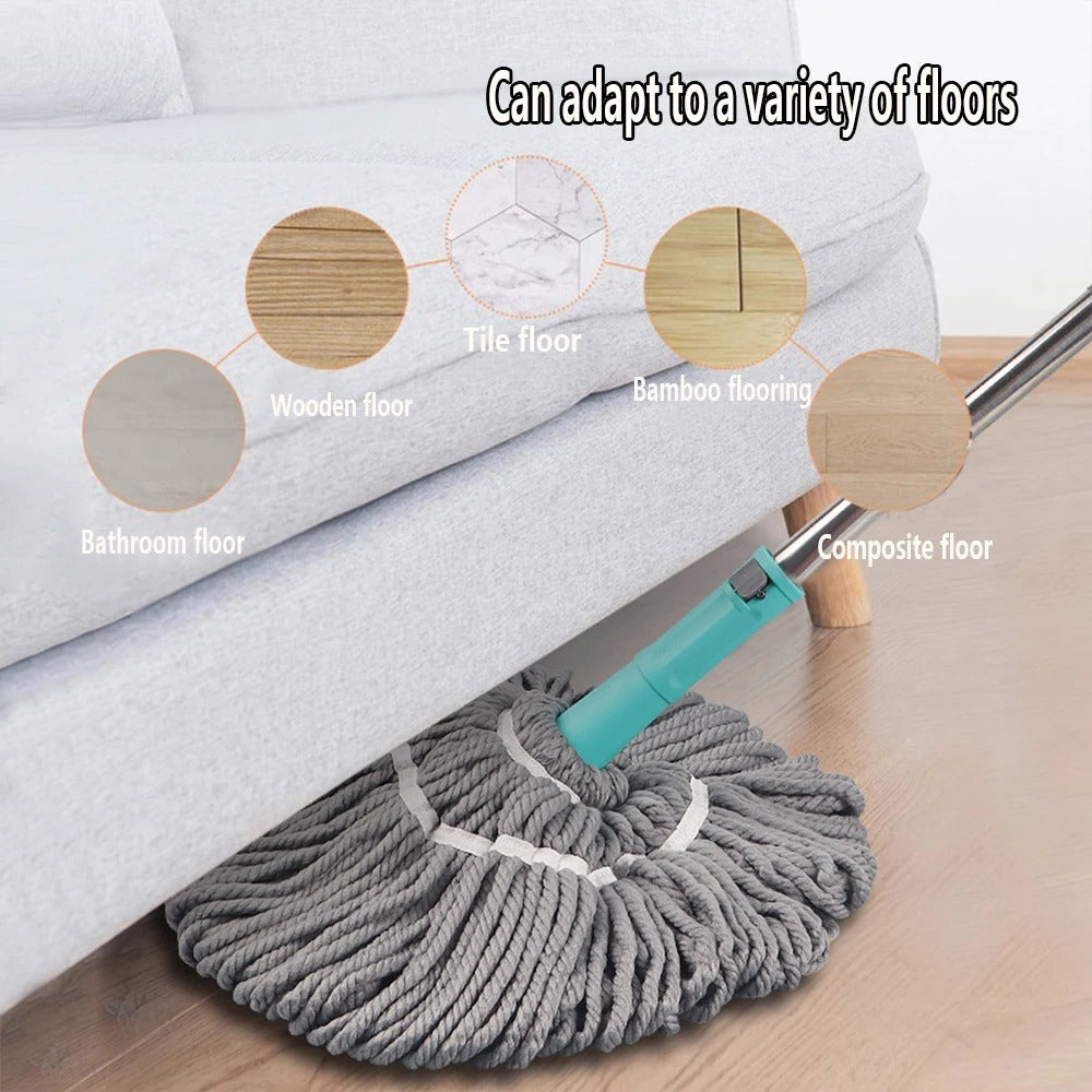 ๐๐๐ฌ๐ฒ๐๐ฅ๐๐๐งโข 2 in 1 360ยฐ Rotatable Self Cleaning Floor Mop
