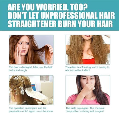 Silk and Keratin Treatment Hair Straightening Cream